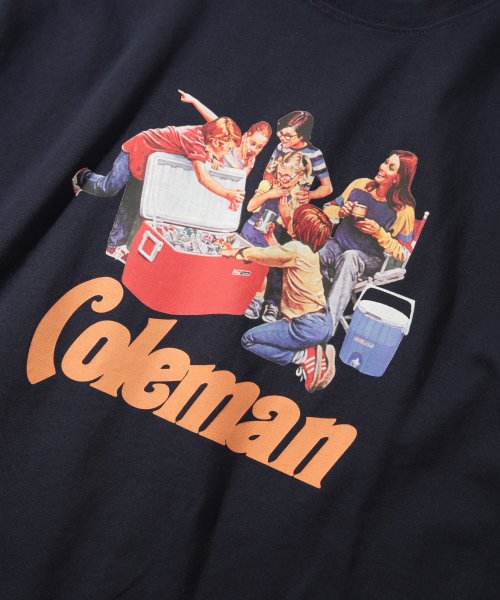 Coleman(Coleman)/◎SETUP7別注商品◎【Coleman / コールマン】プリントTシャツ ユニセックス 半袖 クルーネック レトロ グラフィック/img50