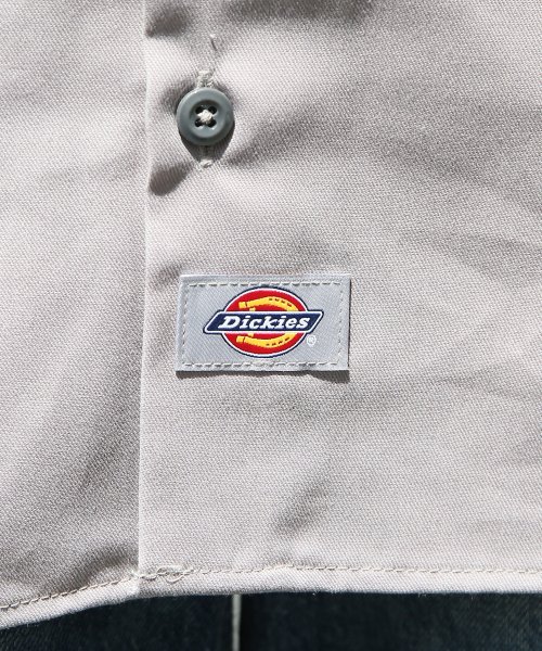 Dickies(Dickies)/【Dickies / ディッキーズ】SHIRTS SSFQ シャツ 羽織 半袖 ワークシャツ ロゴ ワンポイント ミドル丈 1574/img14