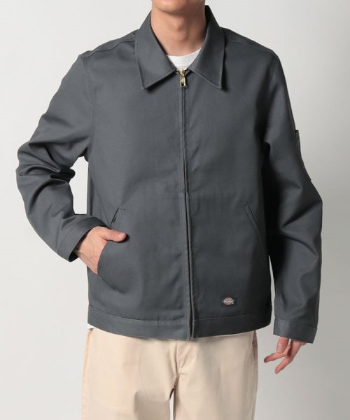 Dickies(Dickies)/【Dickies / ディッキーズ】JACKET FQ アウター ジャケット ブルゾン フロントジップ ワンポイント ステンカラー JT75/img38