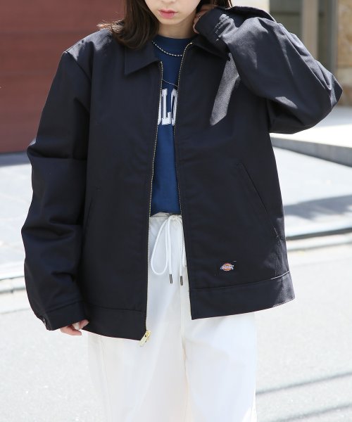 Dickies(Dickies)/【Dickies / ディッキーズ】JACKET FQ　ブルゾン アウター ブルゾン ジップ 長袖 ポケット ステンカラー TJ15/img01