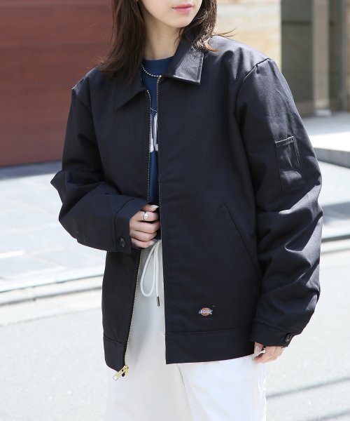 Dickies(Dickies)/【Dickies / ディッキーズ】JACKET FQ　ブルゾン アウター ブルゾン ジップ 長袖 ポケット ステンカラー TJ15/img02