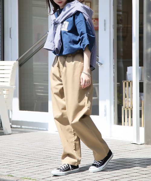 Dickies(Dickies)/【Dickies / ディッキーズ】ツイル イージーパンツ テーパードパンツ ロゴ ウエストゴム 3187－6400/img02