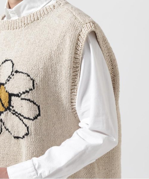 BEAVER(ビーバー)/MacMahon Knitting Mills  別注Peace&Flower Vest/img05