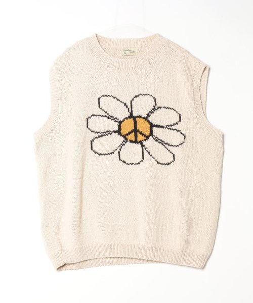 BEAVER(ビーバー)/MacMahon Knitting Mills  別注Peace&Flower Vest/img07