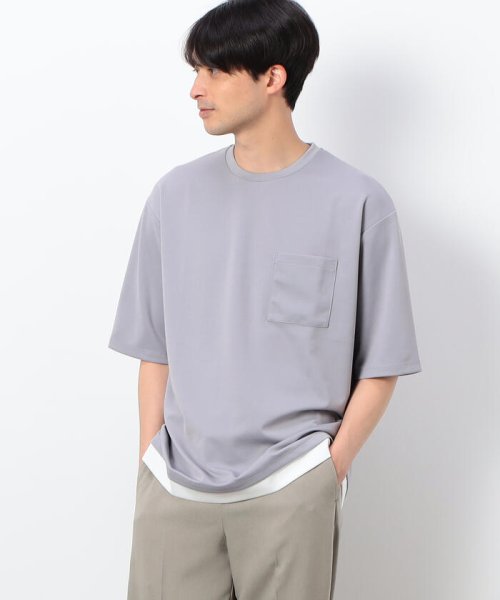 COMME CA ISM MENS(コムサイズム（メンズ）)/フェイクレイヤード クルーネックＴシャツ/img04