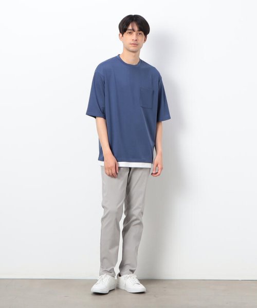 COMME CA ISM MENS(コムサイズム（メンズ）)/フェイクレイヤード クルーネックＴシャツ/img09