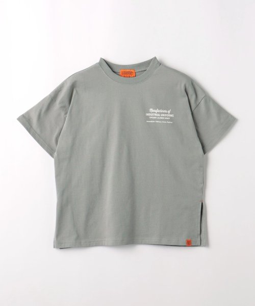 green label relaxing （Kids）(グリーンレーベルリラクシング（キッズ）)/【別注】＜UNIVERSAL OVERALL＞TJ EX ロゴプリント Tシャツ 100cm－130cm/img01