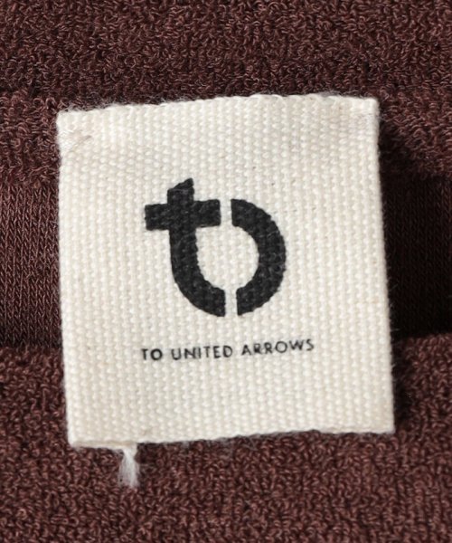 UNITED ARROWS(ユナイテッドアローズ)/＜TO UNITED ARROWS＞パイル ショートスリーブ カットソー/img19