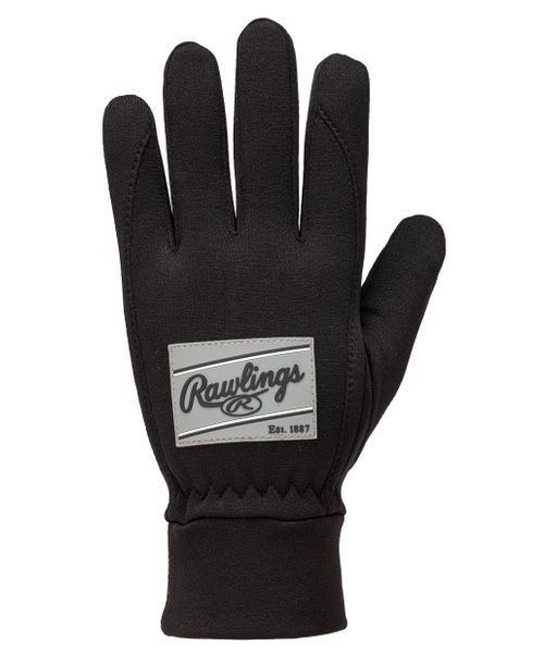 Rawlings(ローリングス)/パッチロゴフリース手袋－ブラック/グレー/img01