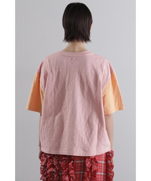 ROSE BUD(ローズバッド)/袖配色 プリントTシャツ/img14