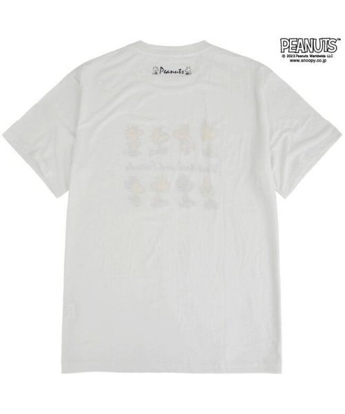  PEANUTS( ピーナッツ)/スヌーピー Tシャツ 半袖 ウッドストック トップス プリント SNOOPY PEANUTS/img02