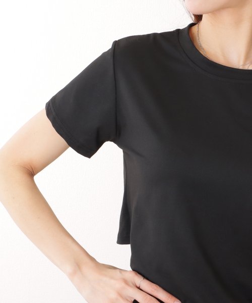 Lace Ladies(レースレディース)/バックリボン カットアウト コンパクト 半袖 Tシャツ/img15