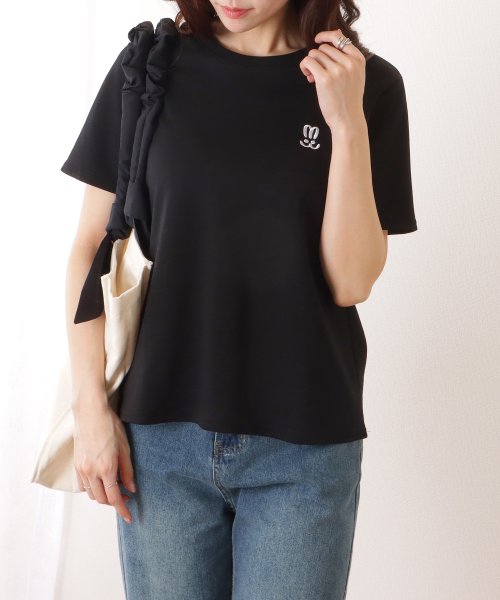 Lace Ladies(レースレディース)/ラウンドネック ワンポイント ベーシック 半袖 Tシャツ/img07