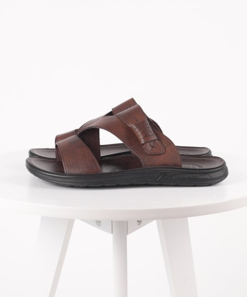 aimoha(aimoha（アイモハ）)/aimoha men BASIC FAKE LEATHER SLIPPER べシック サンダル/img15