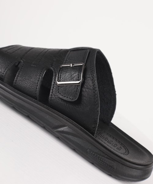 aimoha(aimoha（アイモハ）)/aimoha men BASIC FAKE LEATHER SLIPPER べシック サンダル/img13