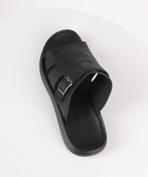 aimoha(aimoha（アイモハ）)/aimoha men BASIC FAKE LEATHER SLIPPER べシック サンダル/img16