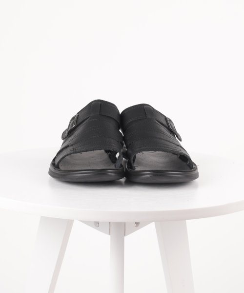 aimoha(aimoha（アイモハ）)/aimoha men BASIC FAKE LEATHER SLIPPER べシック サンダル/img18