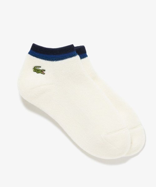 LACOSTE(ラコステ)/配色リブニットパイル地アンクルソックス(22cm－24cm)/img01