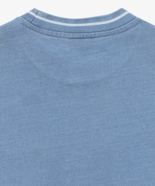 LACOSTE Mens(ラコステ　メンズ)/配色リブニットインディゴ鹿の子 半袖Tシャツ/img17