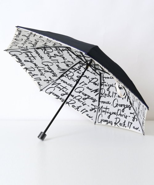 GEORGES RECH(ジョルジュ・レッシュ)/[晴雨兼用]ロゴ配色パイピング折り畳み傘/img09