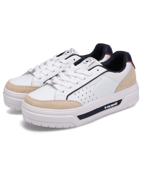 le coq sportif(ルコックスポルティフ)/ルコック スポルティフ le coq sportif スニーカー ラ ローラン PF レディース 厚底 LA ROLAND PF ホワイト 白 QL3XJC05/img08