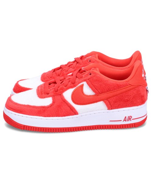 NIKE(NIKE)/NIKE AIR FORCE 1 GS VALENTINES DAY ナイキ エアフォース1 GS スニーカー レディース レッド FZ3552－612/img03