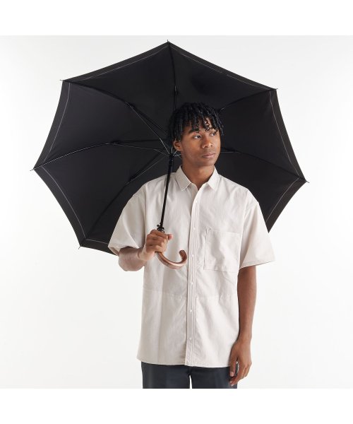 Paul Stuart(ポールスチュアート)/ポールスチュアート Paul Stuart 長傘 雨傘 メンズ 65cm 軽い 大きい LONG UMBRELLA ブラック グレー ネイビー 黒 14015 /img05