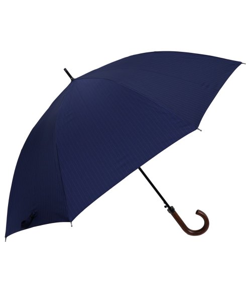 Paul Stuart(ポールスチュアート)/ポールスチュアート Paul Stuart 長傘 雨傘 メンズ 65cm 軽い 大きい LONG UMBRELLA ブラック ネイビー ブルー 黒 14016/img08