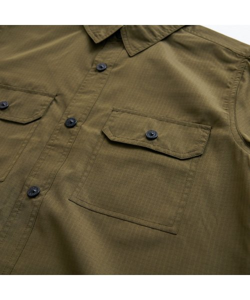 TAION(タイオン)/TAION タイオン シャツ ミリタリー ノンダウン ハーフ スリーブシャツ メンズ 半袖 N/D MILITARY HALF SLEEVE SHIRTS ブラ/img08