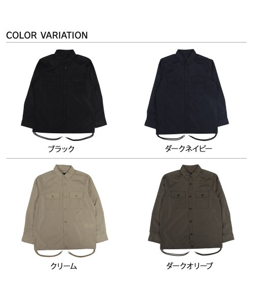 TAION(タイオン)/TAION タイオン シャツ ミリタリー ノンダウン ロング スリーブシャツ メンズ 長袖 N/D MILITARY LONG SLEEVE SHIRTS ブラ/img01