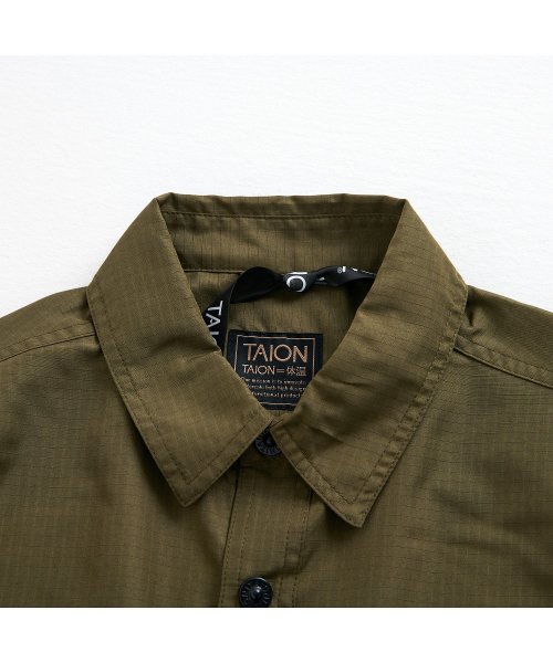 TAION(タイオン)/TAION タイオン シャツ ミリタリー ノンダウン ロング スリーブシャツ メンズ 長袖 N/D MILITARY LONG SLEEVE SHIRTS ブラ/img08