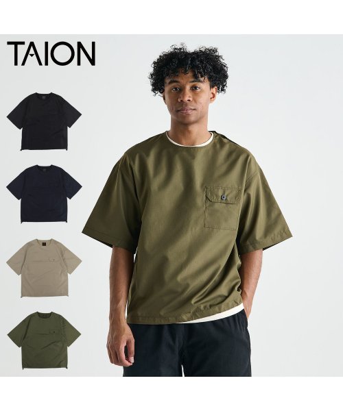 TAION(タイオン)/TAION タイオン Tシャツ ノンダウン ミリタリー ハーフ スリーブ カットソー メンズ 半袖 NON DOWN MILITARY HALF SLEEVE /img10