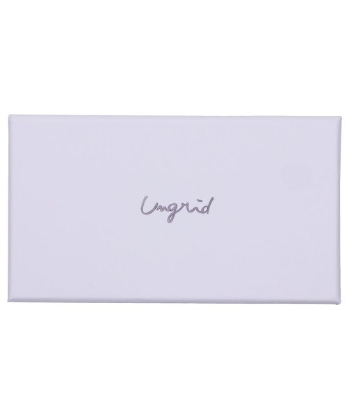 Ungrid(アングリッド)/アングリッド Ungrid キーケース ポーチ スマートキー 2つ対応 本革 W配色パイピング KEY CASE ブラウン シルバー 53220W/img07