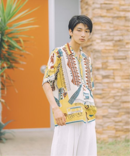 JOURNAL STANDARD(ジャーナルスタンダード)/《予約》BINDU / ビンドゥー Indian cotton pattern S/S シャツ/img21