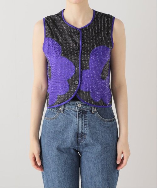 JOURNAL STANDARD(ジャーナルスタンダード)/【Mii / ミイ】 HAND EMBROIDERED KANTHA SLEEVELESS J23/GILET CHANA_/img03