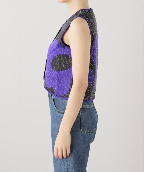 JOURNAL STANDARD(ジャーナルスタンダード)/【Mii / ミイ】 HAND EMBROIDERED KANTHA SLEEVELESS J23/GILET CHANA_/img04