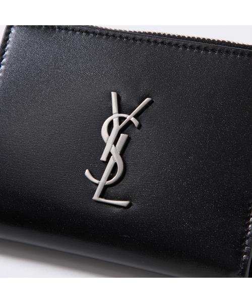 SAINT LAURENT 二つ折り財布 575726 0SX0E カサンドラロゴ SAINT LAURENT 二つ折り財布 0SX0E
