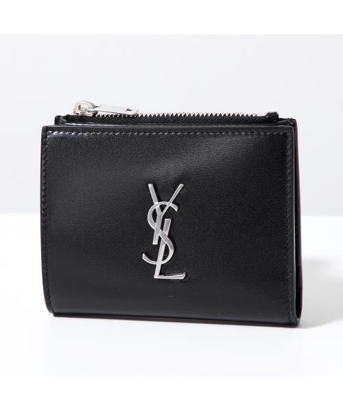 SAINT LAURENT 二つ折り財布 575726 0SX0E カサンドラロゴ SAINT LAURENT 二つ折り財布 0SX0E