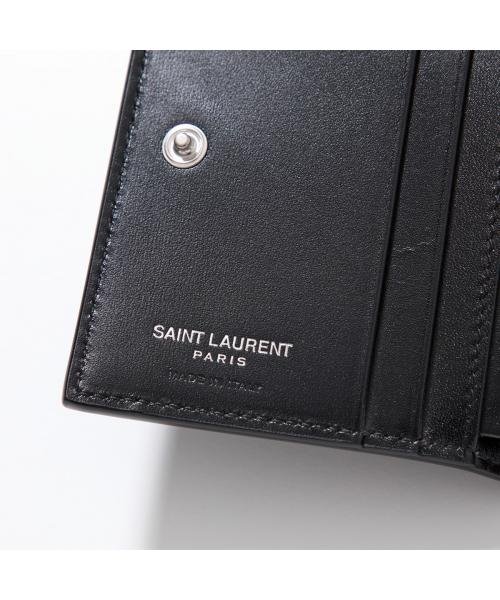 Saint Laurent(サンローラン)/SAINT LAURENT 二つ折り財布 575726 0SX0E カサンドラロゴ/img06
