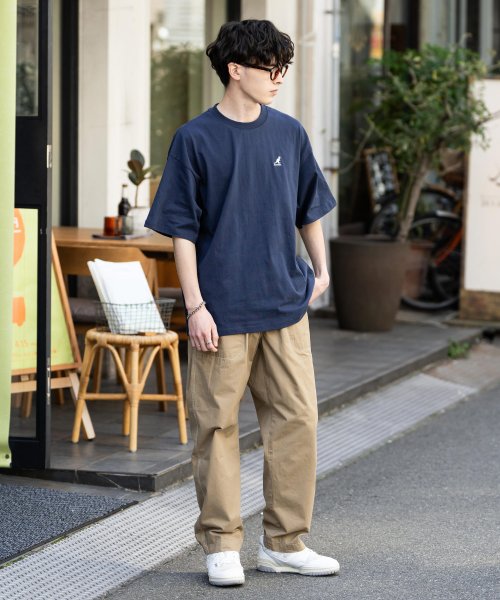 Rocky Monroe(ロッキーモンロー)/KANGOL カンゴール Tシャツ 半袖 メンズ レディース カットソー オーバーサイズ ビッグシルエット リラックス ゆったり ラグラン クルーネック ロゴ刺/img15