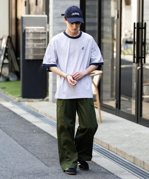 Rocky Monroe(ロッキーモンロー)/KANGOL カンゴール Tシャツ 半袖 メンズ レディース カットソー オーバーサイズ ビッグシルエット リラックス ゆったり ラグラン クルーネック ロゴ刺/img23