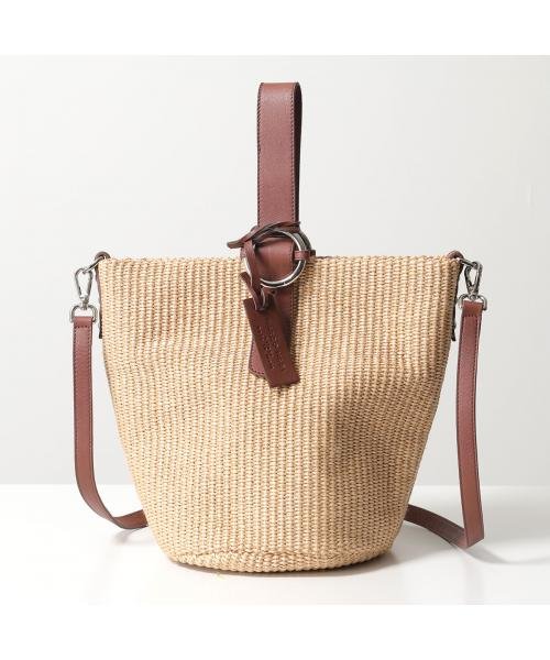 MARCO MASI かごバッグ 3538 PA－VIT PAGLIA VITELLO MARCO MASI かごバッグ PAGLIA