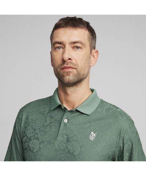 PUMA(プーマ)/メンズ ゴルフ PUMA x QGC ジャカード ペイズリー 半袖 ポロシャツ/img02