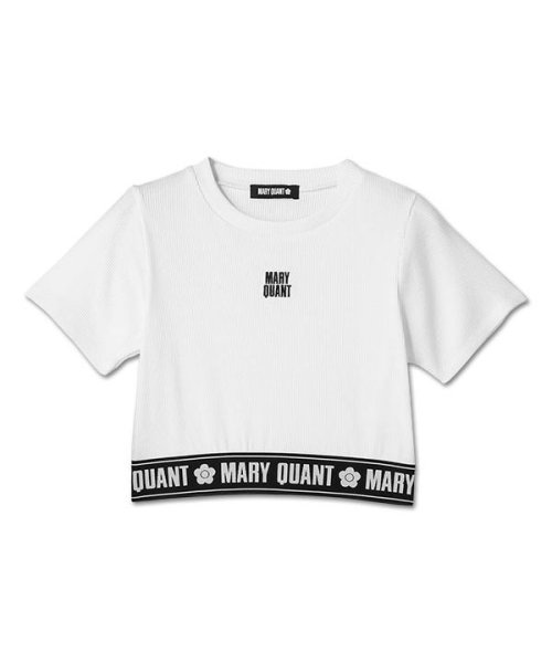 MARY QUANT(マリークヮント)/ロゴテープクロップド Tシャツ/img05