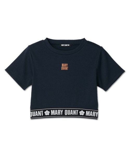 MARY QUANT(マリークヮント)/ロゴテープクロップド Tシャツ/img09