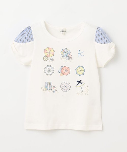 KUMIKYOKU KIDS(組曲KIDS)/【110－140cm】【UVケア】パラソルアート Tシャツ/img04