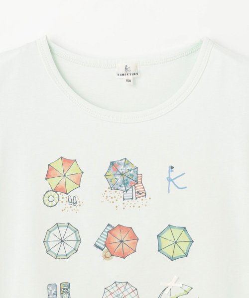 KUMIKYOKU KIDS(組曲KIDS)/【150－160cm】【UVケア】パラソルアート Tシャツ/img07