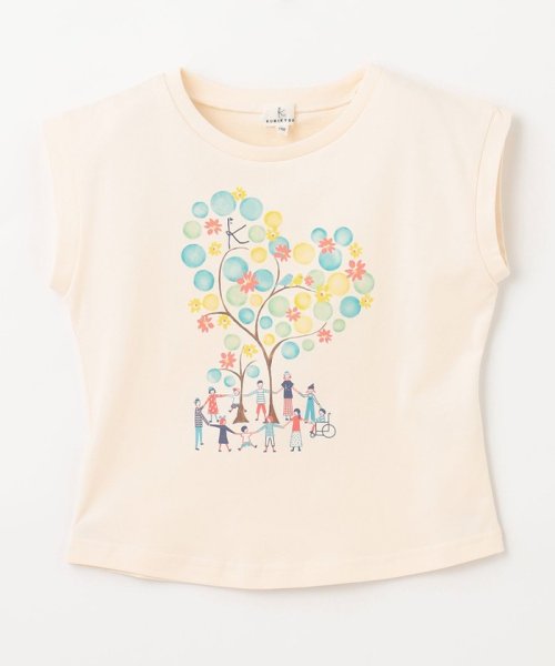 KUMIKYOKU KIDS(組曲KIDS)/【110－140cm】【UVケア】グリーンバンド Tシャツ/img05