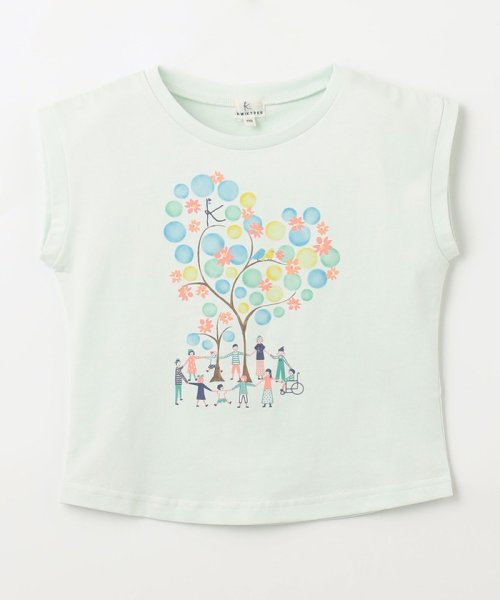 KUMIKYOKU KIDS(組曲KIDS)/【110－140cm】【UVケア】グリーンバンド Tシャツ/img06