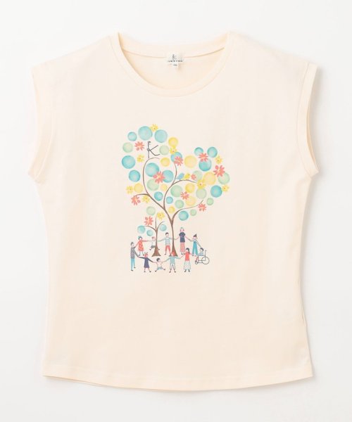 KUMIKYOKU KIDS(組曲KIDS)/【150－160cm】【UVケア】グリーンバンド Tシャツ/img04